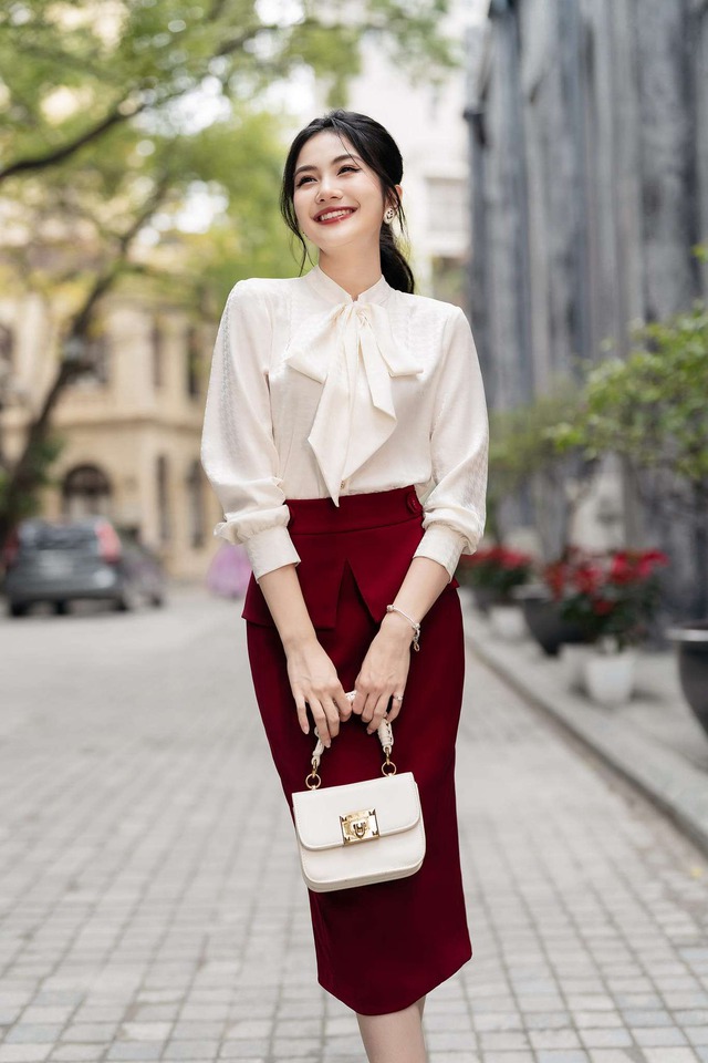 Biến tấu phong cách độc đáo cùng áo thắt nơ quyến rũ- Ảnh 2.
