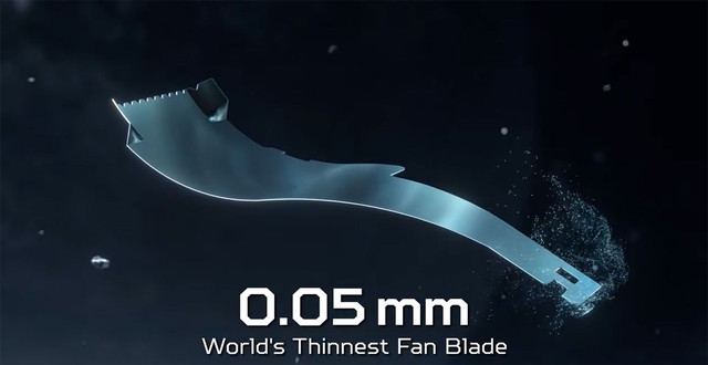 Acer cải tiến c&ocirc;ng nghệ tản nhiệt AeroBlade 3D thế hệ 6 với 100 c&aacute;nh quạt kim loại- Ảnh 2.