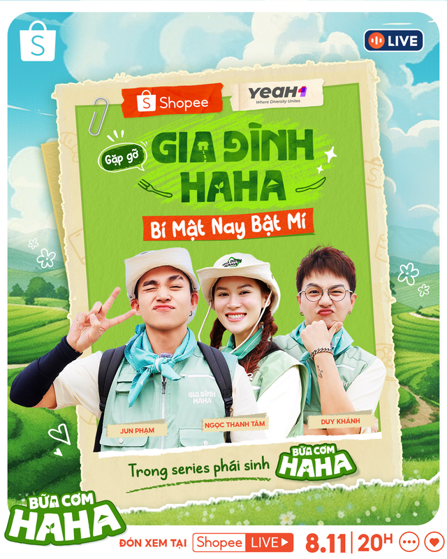 Gặp gỡ &lsquo;Gia Đ&igrave;nh Haha&rsquo; trong series ph&aacute;i sinh &lsquo;Bữa Cơm Haha&rsquo; vừa l&ecirc;n s&oacute;ng tr&ecirc;n Shopee- Ảnh 4.