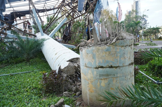 Vùng biển Gia Lai hoang tàn sau bão Kalmaegi - Ảnh 4.