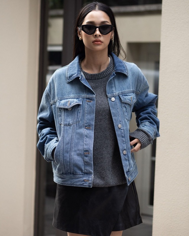 Áo khoác denim là biểu tượng vượt thời gian 'cân' mọi xu hướng thời trang - Ảnh 6.