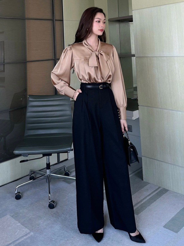 Biến tấu phong cách độc đáo cùng áo thắt nơ quyến rũ- Ảnh 8.