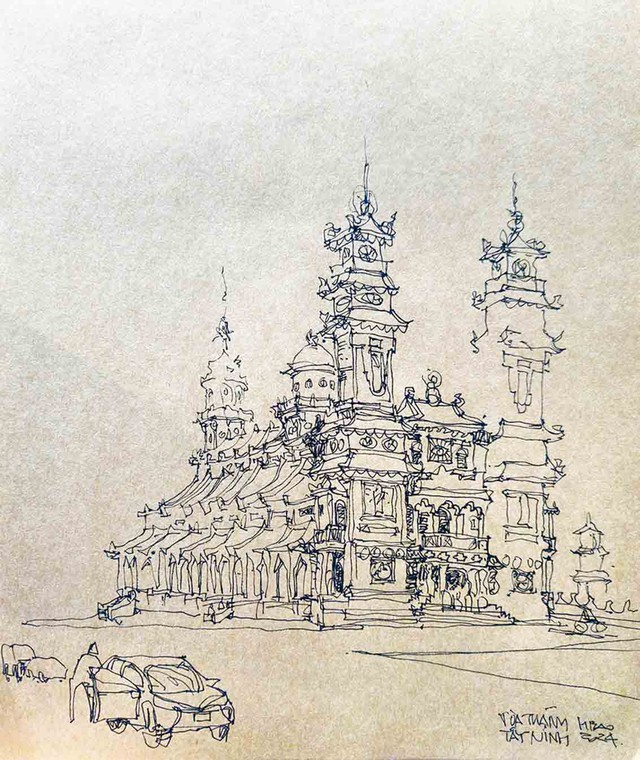 Tòa thánh mô phỏng cõi thiên đình và bí ẩn 'đàn cơ'- Ảnh 1. Tòa thánh mô phỏng cõi thiên đình và bí ẩn 'đàn cơ'- Ảnh 1.