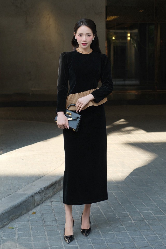 'Ăn điểm' tuyệt đối cho những buổi dạ tiệc với vải nhung- Ảnh 2.