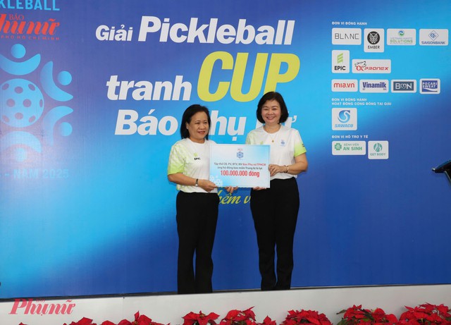 Dấu ấn đặc biệt của giải pickleball B&aacute;o Phụ nữ TP.HCM năm 2025- Ảnh 2.