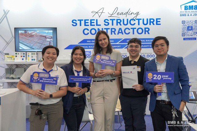 BMB Steel khẳng định vị thế tại triển l&atilde;m quốc tế ở Philippines- Ảnh 1.