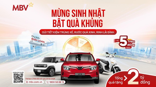 MBV - H&agrave;nh tr&igrave;nh 1 năm đổi mới, tưng bừng ưu đ&atilde;i hơn 2 tỉ đồng - Ảnh 2.