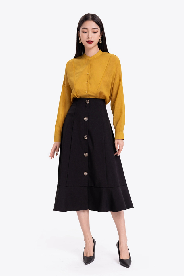 Diện áo cổ trụ để vừa thanh lịch, vừa khoe được thần thái sang chảnh- Ảnh 3.