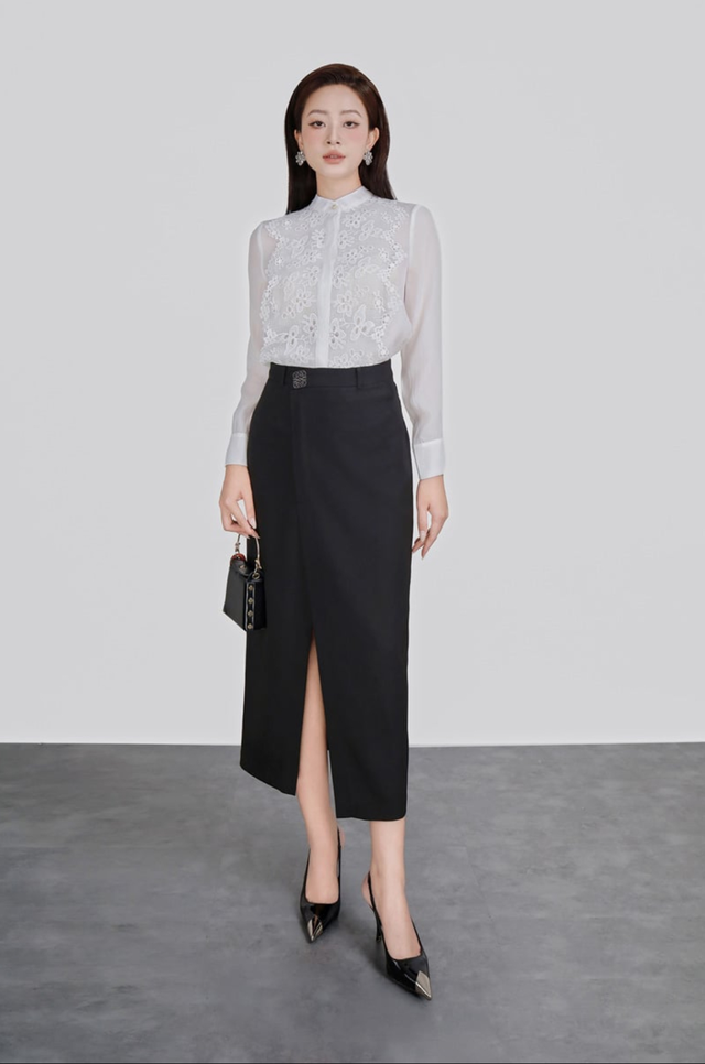 Diện áo cổ trụ để vừa thanh lịch, vừa khoe được thần thái sang chảnh- Ảnh 4.