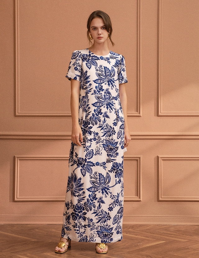 Váy suông họa tiết - Ảnh 4.