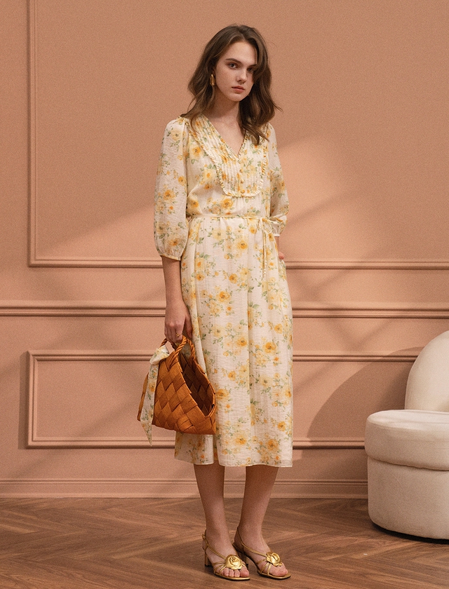 Váy suông họa tiết - Ảnh 2.