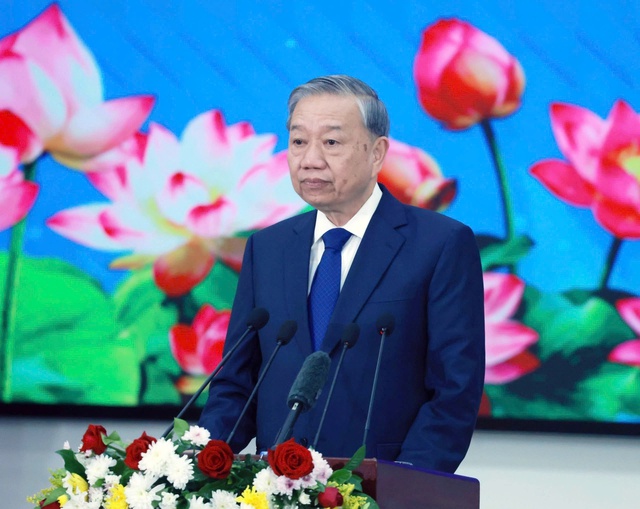 Tổng Bí thư Tô Lâm nói về gắn kết chiến lược giữa Việt Nam và Lào - Ảnh 1.