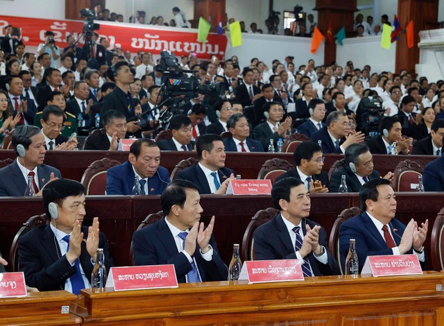 Tổng Bí thư Tô Lâm nói về gắn kết chiến lược giữa Việt Nam và Lào - Ảnh 3.