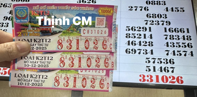Xổ số miền Nam ngày 10 tháng 12: Người Cà Mau nhận lộc lớn đài Sóc Trăng - Ảnh 1.