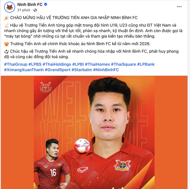 Thể Công Viettel tạo điều kiện cho Tiến Anh gia nhập 'dải ngân hà' Ninh Bình - Ảnh 2.