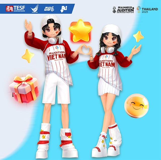 Audition Việt Nam ‘nhuộm đỏ’ toàn server - Tiếp lửa cho SEA Games 33 - Ảnh 2.