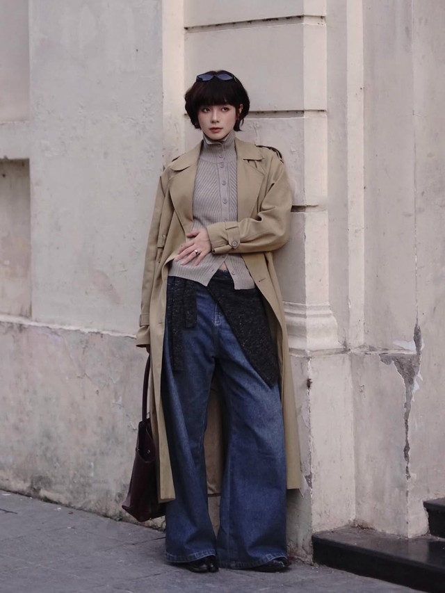 Sắm áo khoác dáng dài, nàng có thêm ngàn cảm hứng phối đồ đông- Ảnh 7. Sắm áo khoác dáng dài, nàng có thêm ngàn cảm hứng phối đồ đông- Ảnh 7.