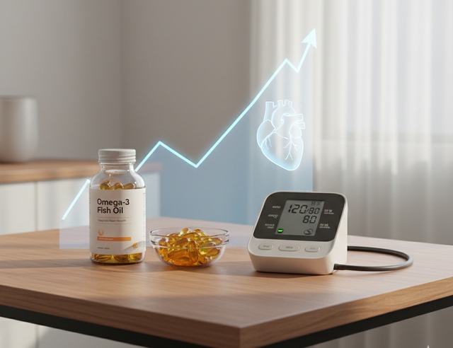 Điều gì xảy ra với huyết áp khi bạn uống dầu cá omega-3 mỗi ngày?- Ảnh 1. Điều gì xảy ra với huyết áp khi bạn uống dầu cá omega-3 mỗi ngày?- Ảnh 1.