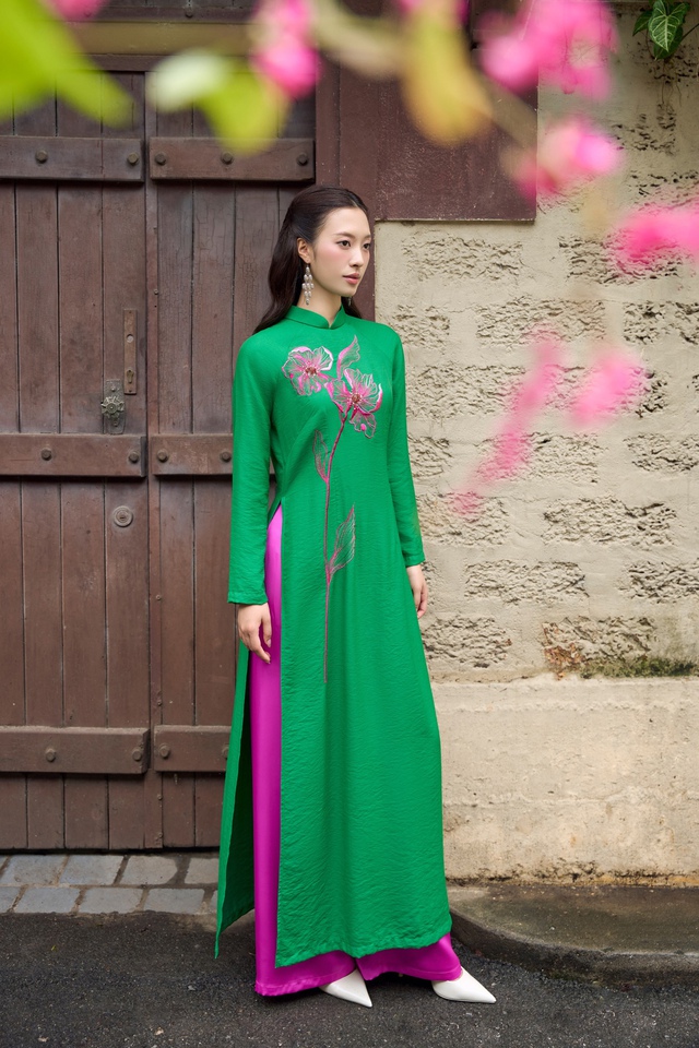 5 gam màu áo dài không thể thiếu mùa tết 2026 - Ảnh 5.