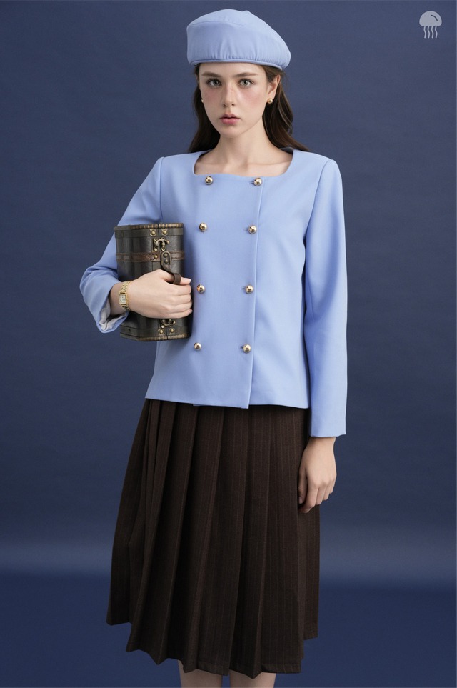 Không chỉ quần jeans xanh, sắc xanh lam, xanh ngọc bích ‘lên ngôi’ mùa xuân 2026- Ảnh 2. Không chỉ quần jeans xanh, sắc xanh lam, xanh ngọc bích ‘lên ngôi’ mùa xuân 2026- Ảnh 2.