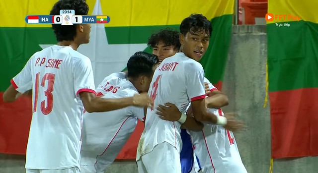 Ngược dòng đánh bại Myanmar, U.23 Indonesia vẫn bị loại cay đắng ngay vòng bảng: Thành cựu vương SEA Games- Ảnh 1. Ngược dòng đánh bại Myanmar, U.23 Indonesia vẫn bị loại cay đắng ngay vòng bảng: Thành cựu vương SEA Games- Ảnh 1.