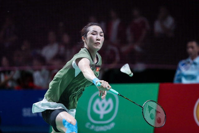 Bà xã tay vợt Nguyễn Tiến Minh bền bỉ ở tuổi 33, tiến sâu tại SEA Games 33- Ảnh 1.