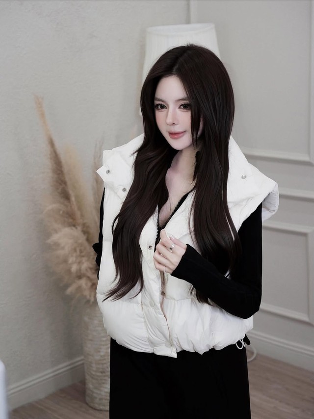 Áo khoác gile phao vừa ấm áp vừa nâng tầm phong cách cho mùa lạnh- Ảnh 8. Áo khoác gile phao vừa ấm áp vừa nâng tầm phong cách cho mùa lạnh- Ảnh 8.