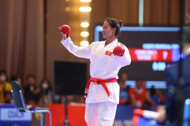 Mỹ Tâm và Đinh Thị Hương hái vàng karate cả 2 kỳ SEA Games, tài sắc vẹn toàn!- Ảnh 7. Mỹ Tâm và Đinh Thị Hương hái vàng karate cả 2 kỳ SEA Games, tài sắc vẹn toàn!- Ảnh 7.