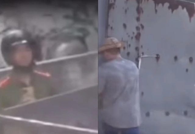 Người đẩy đại úy CSGT vào đầu xe tải từng nhốt công an xã trong nhà - Ảnh 1.