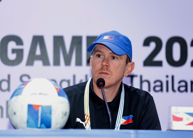 HLV U.23 Philippines chờ đợi trận bán kết gian khổ trước U.23 Việt Nam- Ảnh 1. HLV U.23 Philippines chờ đợi trận bán kết gian khổ trước U.23 Việt Nam- Ảnh 1.