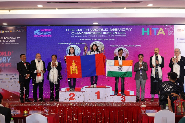 Giải vô địch Siêu trí nhớ thế giới lần thứ 34: Xin cảm ơn Việt Nam!- Ảnh 1. Giải vô địch Siêu trí nhớ thế giới lần thứ 34: Xin cảm ơn Việt Nam!- Ảnh 1.