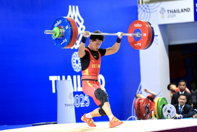 Lực sĩ cử tạ Việt Nam kh&ocirc;ng thể bảo vệ th&agrave;nh c&ocirc;ng HCV SEA Games- Ảnh 3.
