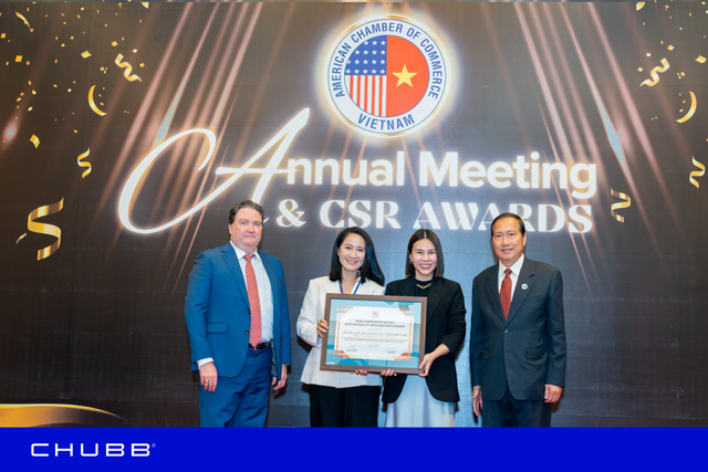 ‘Vì một thế giới tốt đẹp hơn’ của Chubb Life Việt Nam được AmCham ghi nhận- Ảnh 1. ‘Vì một thế giới tốt đẹp hơn’ của Chubb Life Việt Nam được AmCham ghi nhận- Ảnh 1.