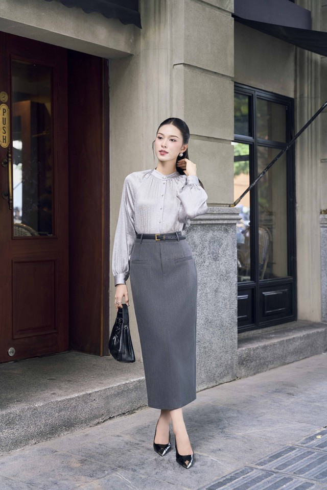 Tôn lên vóc dáng mà vẫn sành điệu với chân váy bút chì Tôn lên vóc dáng mà vẫn sành điệu với chân váy bút chì- Ảnh 3.