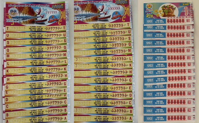 Hy hữu dãy số 444444 trúng xổ số miền Nam ngày 15 tháng 12 đài Cà Mau- Ảnh 1. Hy hữu dãy số 444444 trúng xổ số miền Nam ngày 15 tháng 12 đài Cà Mau- Ảnh 1.