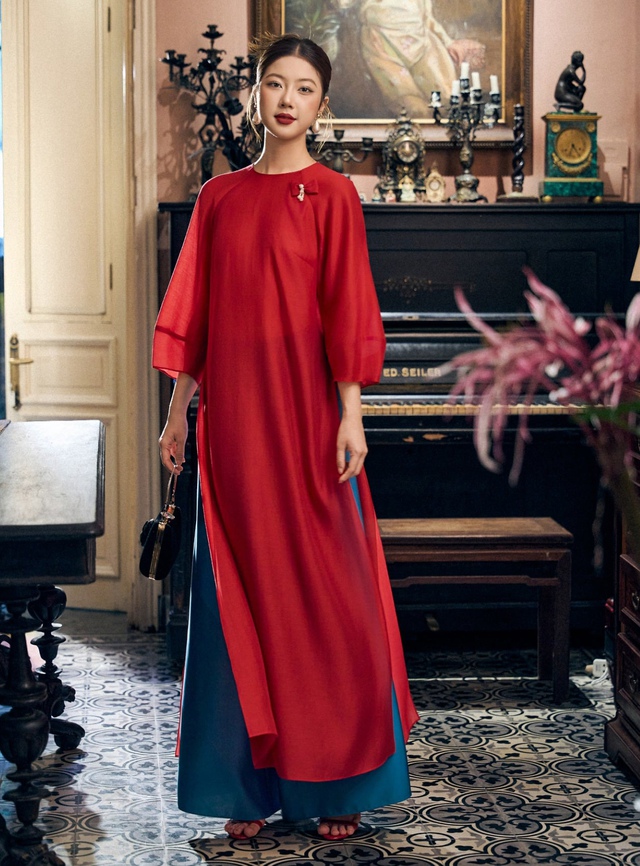 Áo dài cách tân là phong cách của phụ nữ hiện đại Áo dài cách tân là phong cách của phụ nữ hiện đại - Ảnh 8.