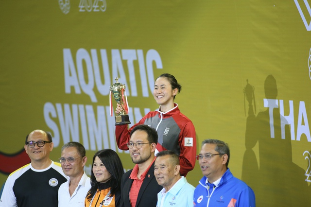 Huyền thoại bơi lội Singapore nhận vinh danh chưa từng có trong lịch sử SEA Games- Ảnh 1. Huyền thoại bơi lội Singapore nhận vinh danh chưa từng có trong lịch sử SEA Games- Ảnh 1.