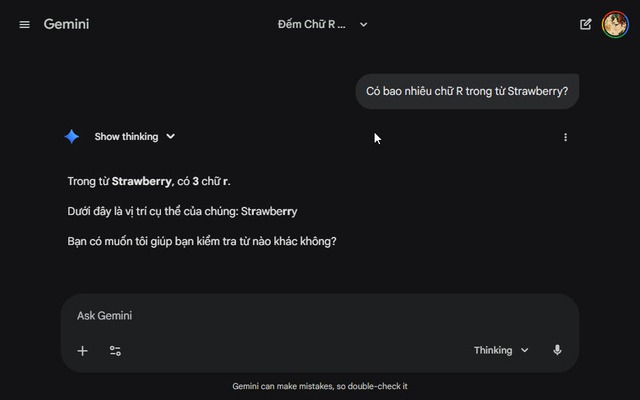 ChatGPT vẫn 'bó tay' trước câu hỏi đánh vần của học sinh lớp 1 - Ảnh 2.