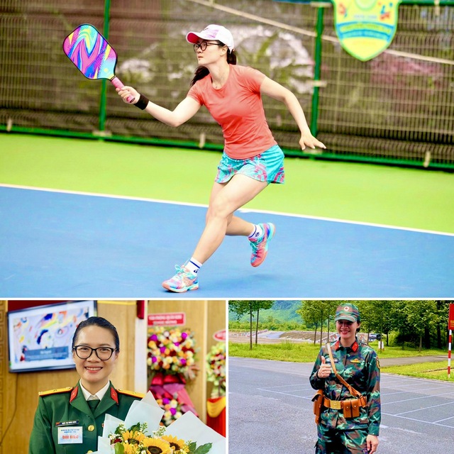 Các nữ võ sĩ vô địch thế giới vovinam 'xung trận' tại pickleball Cúp Chiến binh Sao Vàng 2025- Ảnh 2. Các nữ võ sĩ vô địch thế giới vovinam 'xung trận' tại pickleball Cúp Chiến binh Sao Vàng 2025- Ảnh 2.