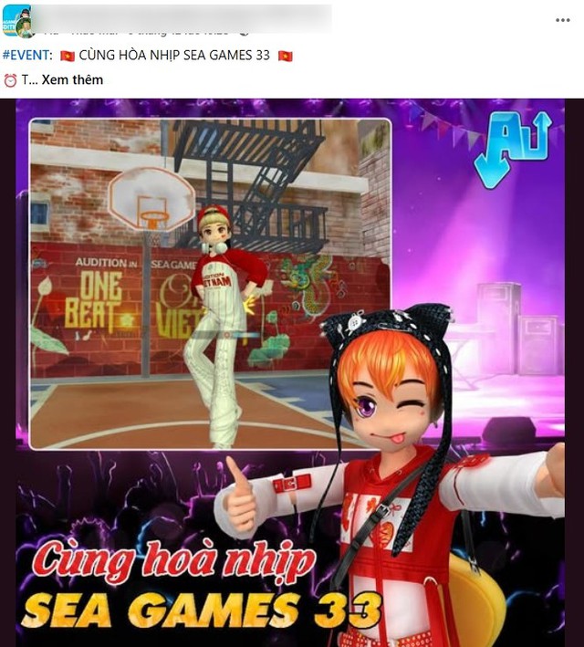Cộng đồng Audition Việt Nam phủ đỏ server mừng SEA Games 33 - Ảnh 1.