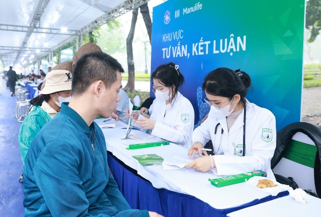 Hơn 3.000 người dân Hà Nội được khám sức khỏe miễn phí - Ảnh 2.