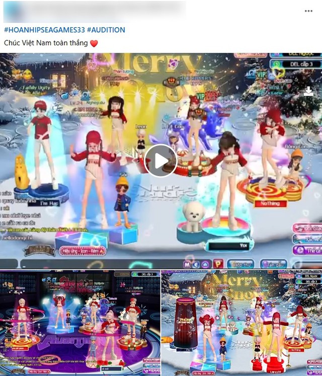 Cộng đồng Audition Việt Nam phủ đỏ server mừng SEA Games 33 - Ảnh 4.