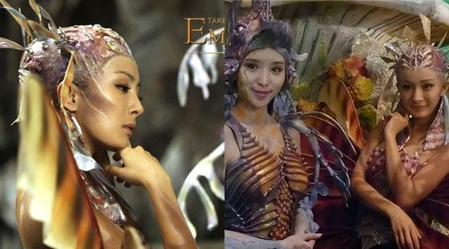 

Dương Mịch chỉ 'làm nền' cho Thi Dư Phi trong The Mermaid Empire  