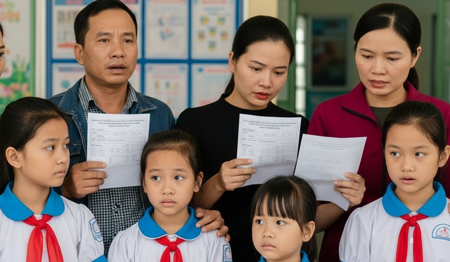 Vụ liên kết trong trường, 'mong Tổng Bí thư làm quyết liệt để phụ huynh đỡ khổ' - Ảnh 1.