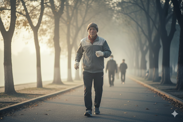 Trời lạnh, người lớn tuổi đi bộ giờ này dễ bị đau tim, đột quỵ! - Ảnh 1.