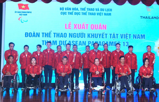 Ph&oacute; thủ tướng Mai Văn Ch&iacute;nh giao nhiệm vụ cho đo&agrave;n thể thao người khuyết tật Việt Nam - Ảnh 2.