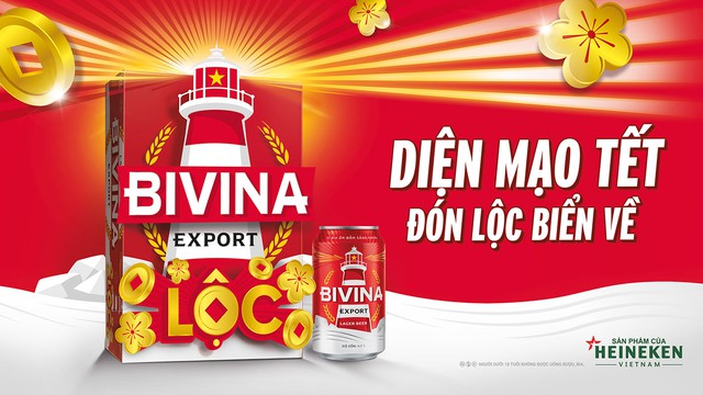 Bivina kho&aacute;c &aacute;o tết mới: Vẫn vị bia &ecirc;m đằm, vẫn tinh thần miền biển bền bỉ- Ảnh 1.