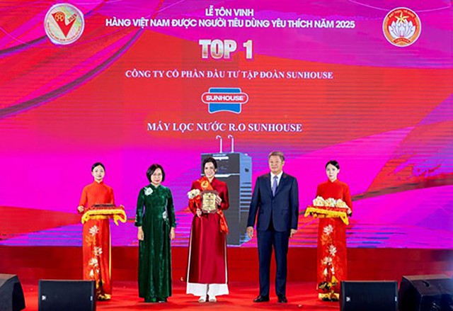 Chuỗi vinh danh li&ecirc;n tiếp khẳng định vị thế Top đầu m&aacute;y lọc nước RO UltraX SUNHOUSE - Ảnh 1.