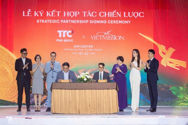 TTC Phú Quốc và VIETMISSION ký kết hợp tác chiến lược- Ảnh 1. TTC Phú Quốc và VIETMISSION ký kết hợp tác chiến lược- Ảnh 1.