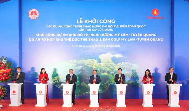 Vingroup khởi công quần thể nghỉ dưỡng 'độc nhất vô nhị' tại Tuyên Quang- Ảnh 1. Vingroup khởi công quần thể nghỉ dưỡng 'độc nhất vô nhị' tại Tuyên Quang- Ảnh 1.